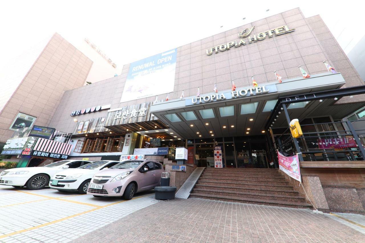 ยูโทเปีย ทัวริสต์ โฮเต็ล Hotel ปูซาน ภายนอก รูปภาพ