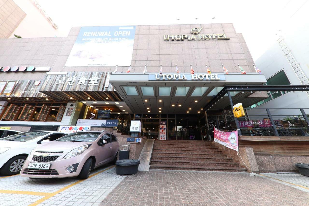 ยูโทเปีย ทัวริสต์ โฮเต็ล Hotel ปูซาน ภายนอก รูปภาพ